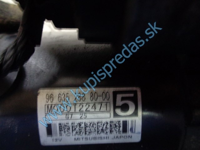 štartér na citroen c4 picasso, 1,6hdi, 9663528880-00